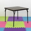 Flash Furniture 24" X 24" X 20.25", Vinyl Top, Black JB-TABLE-BK-GG